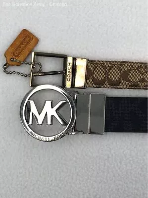 Lot Of 2 Michael Kors & COACH Assorted Belts - Various Sizes • $9.99