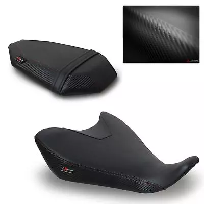 FZ-07 Seat Covers 2014 2015 2016 2017 Yamaha FZ07 Black Red Stitch Luimoto • $140