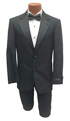 New Men's Black Giorgio Bissoni Tuxedo With Pants Wedding Prom Mason 41S 36W • $50