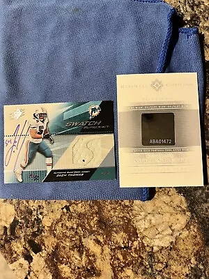 2004 RARE ULTIMATE COLLECTION ON CARD AUTO /50 Supremacy Zach Thomas Dolphins • $240