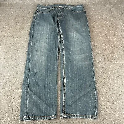 LEVIS 559 Jeans Mens 34 Blue Relaxed Straight Denim W34 L30 Baggy (19090) • £12
