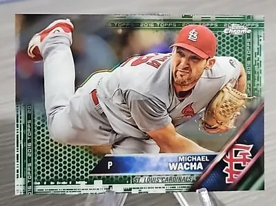 Michael Wacha 2016 Topps Chrome Green Refractor /99 #79 St. Louis Cardinals • $3.99