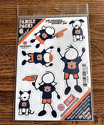 Auburn University Family Pack  6 Decals Removable Repositionable Reusable Tigers • $4.99