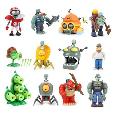 Plants Vs Zombie Action Toy Peashooter Anime Figure Game Model Kids Gift • $26.39