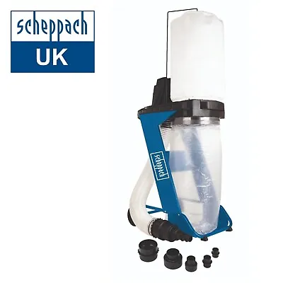 £199.99 • Buy Scheppach Large Workshop 75L Dust Extraction Including 6 Piece Nozzle, 2mtr Hose