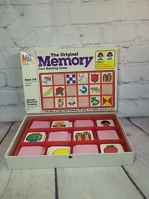 Vintage 1980 Milton Bradley Animal Families Memory Card Matching Game • $23