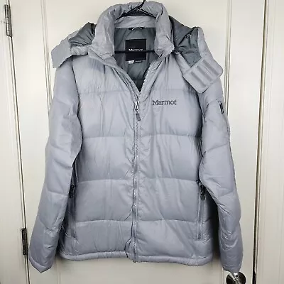 Marmot 700 Down Fill Puffer Jacket Coat Women's Size: L Gray • $49.99