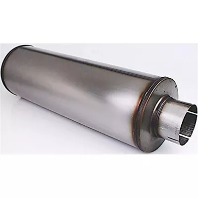 Diesel Muffler Aluminized Steel  Slotted  4  In/out  8  Round Diameter C/c • $65.95