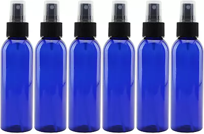 Cornucopia 4oz Blue Empty Plastic Refillable PET Spray Bottles W/Fine Mist Atom • $13.20
