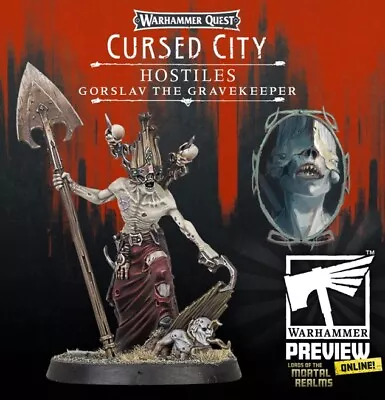 Warhammer Quest Cursed City Gorslav The Gravekeeper Soulblight Gravelords NoS  • £6