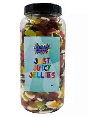 Simway Sweets Just Juicy Jellies Mix Sweet Gift Huge Mega 3KG Candy Jar • £34.99