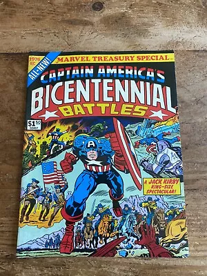 Captain America's Bicentennial Battles: Marvel Treasury Edition Jack Kirby 1976 • £12.06