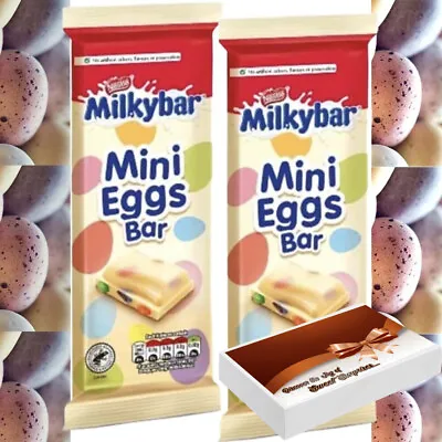 Milkybar Mini Eggs Block Bars 100g |Perfect Gift Box • £25.99