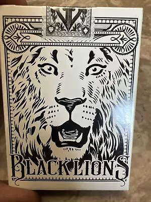 David Blaine Black Lions Playing Cards SOLD OUT Marked Deck Brand New Sealed • $18