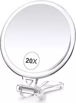 10X MAGNIFYING LIGHTED MAKEUP MIRROR Daylight LED Vanity Bathroom Travel Compact • $15.66