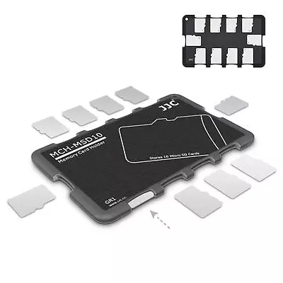 10 Slots Micro SD Card Case Holder Storage Organizer Ultra Slim Credit Card • $11.19