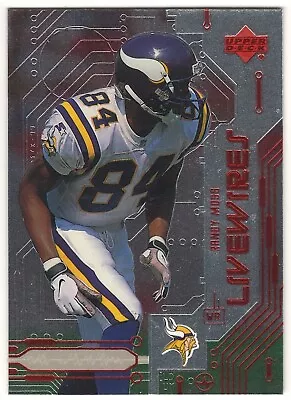 RANDY MOSS 1999 Upper Deck LIVE WIRES Insert 1:10 MINNESOTA VIKINGS • $1.49