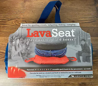 Arctic Zone Lava Seat Heatable/Chilled Sports/Fishing/Camping/Hunting BLUE NEW • £14.47