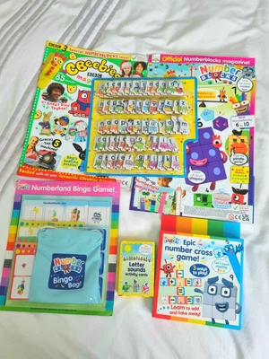£36.99 • Buy Numberblocks Games Alphablocks Letters Tiles Cards Magazines Activity Cards