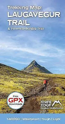 Trekking Map: Iceland's Laugavegur Trail (& Fimmvo • £15.16