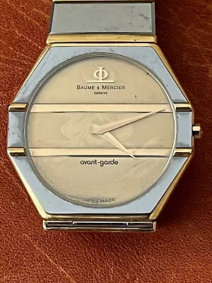 Baume & Mercier Mans Vintage  Avant-garde  Model Quartz Wristwatch Running!!! • $102.50