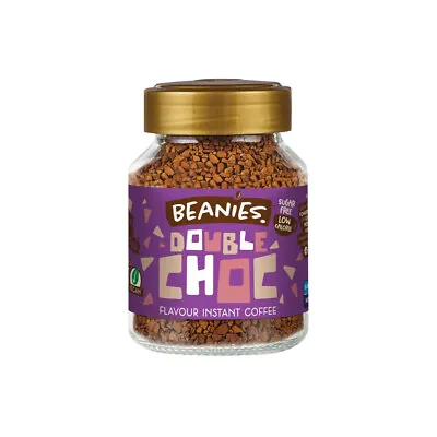 BEANIES INSTANT FLAVOURED COFFEE JARS 50g BUY 4 & GET 2 FREE: ADD 6 To BASKET • £3.99