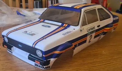 Mk2 Ford Escort RS 1800 RC Body Shell Rally Legends.Will Fit TamiyaHPITraxxas • £135