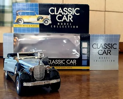 1931 Classic Silver Open Grand Tourer Car Model 1:32 Scale. New Open Box • £3