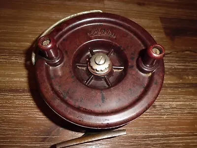 Vintage ALPHA Mooching Bakelite Reel Made In USA • $42.49