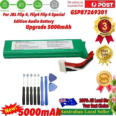 Upgrade 5.0Ah Battery GSP87269301 + For JBL Flip 4 Flip4 Flip 4 Special Edition • $22.90