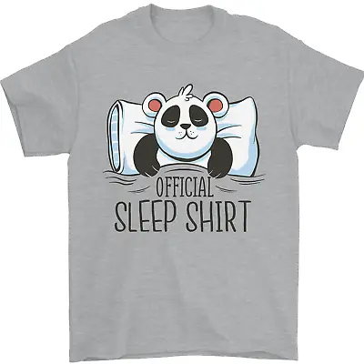 Panda Bear Funny Sleep Sleeping Nightwear Mens T-Shirt 100% Cotton • $10.09