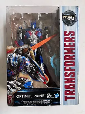 TRANSFORMERS The Last Knight King Series 5 Voyager Optimus Prime Premier Edition • $69.06