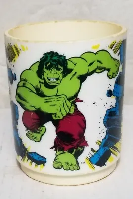 VTG. 1977 Marvel Comics The Incredible Hulk Deka Plastic Cup Mug W/ Handle • $12