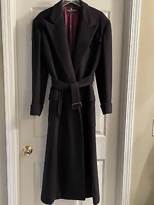 Ralph Lauren Womens Vintage Long Cashmere Wrap Coat • $250