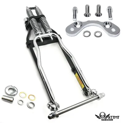 Springer Front End -4  Under W/ Handlebar Adapter For Harley Sportster Bobber Ch • $539.76