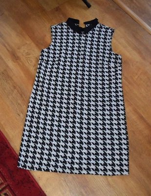 £19.99 • Buy Ladies Atmosphere 60s Go Go Mary Quandt Style MOD Pencil Shift Mini Dress 10 12