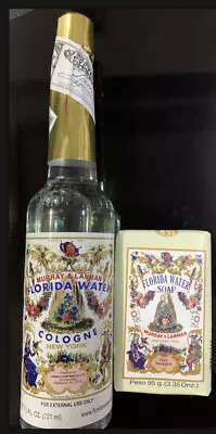 Set Florida Water Cologne 71/2 Oz & Florida Water Soap Lanman &murray • $14.99