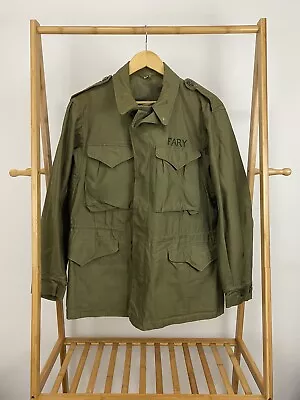 VTG Authentic Original WWII Combat Field Jacket M43 M-1943 Jacket Size 38R  • $224.95