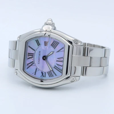 $3495 • Buy Cartier Roadster Ladies Quartz Factory Mother Of Pearl Dial W6206007 2675