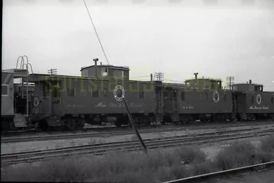 1969 NP Northern Pacific Caboose #1127 @ Stillwater MN - Vtg Railroad Negative • $19.45