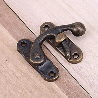 $1.65 • Buy Antique Vintage Latch Catch Jewellery Box Hasps Pad Chest Lock Gift J4A2