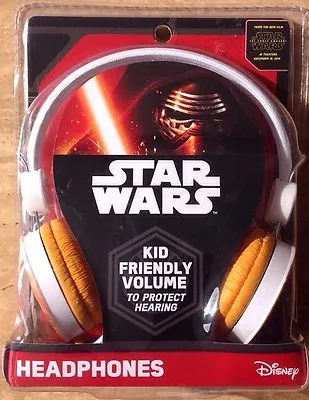 NEW Star Wars Force Awakens C-3PO R2-D2 Headphones Kid Friendly Safe Volume  • $11.99