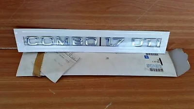 Emblem COMBO 1.7 DTI Fits Opel Vauxhall Corsa C F06 F25 9199815 Genuine • $20