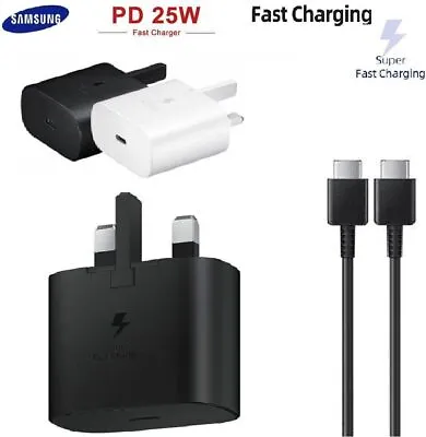 £3.59 • Buy Super Fast Charger 25W For Samsung Galaxy A14 A34 A54 A73 5G 2023