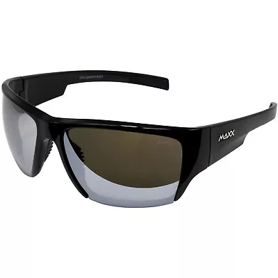 Maxx Spark Sport Cycling Golf Tennis Sunglasses Black TR-90 Frame + Smoke Lenses • $18.99