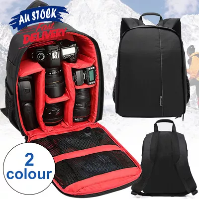 Waterproof Backpack For DSLR SLR Shockproof Camera Bag Case New Universal • $22.99