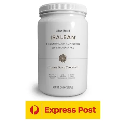 SALE ISAGENIX IsaLean Chocolate Protein Shake Meal Replacement EXP 08/2024 • $80