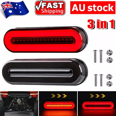 2X Trailer Lights LED Tail Lights Truck Ute Caravan Indicator 12V 24V Lamp Stop • $23.85