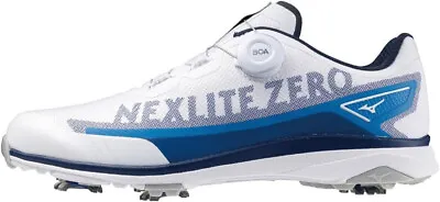 MIZUNO Golf Shoes NEXLITE ZERO IG BOA WIDE 51GM2380 White Sax US10(27cm) • $54.03