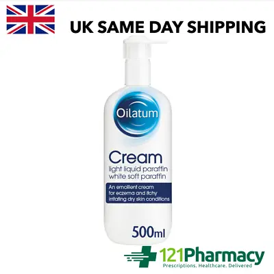 Oilatum Eczema Dry Skin Emollient Cream Fragrance Free - 500ml 500g • £10.99